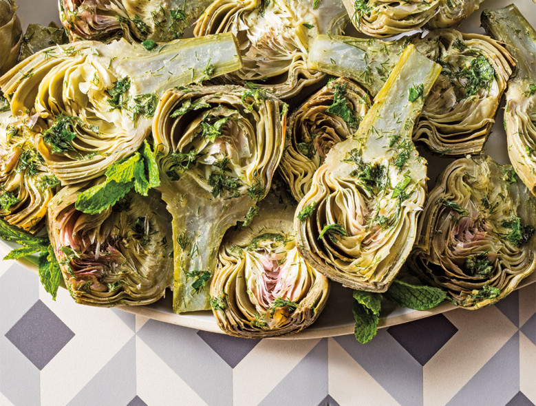 Baby Artichokes Recipes
 Baby Artichokes with Herb Dressing