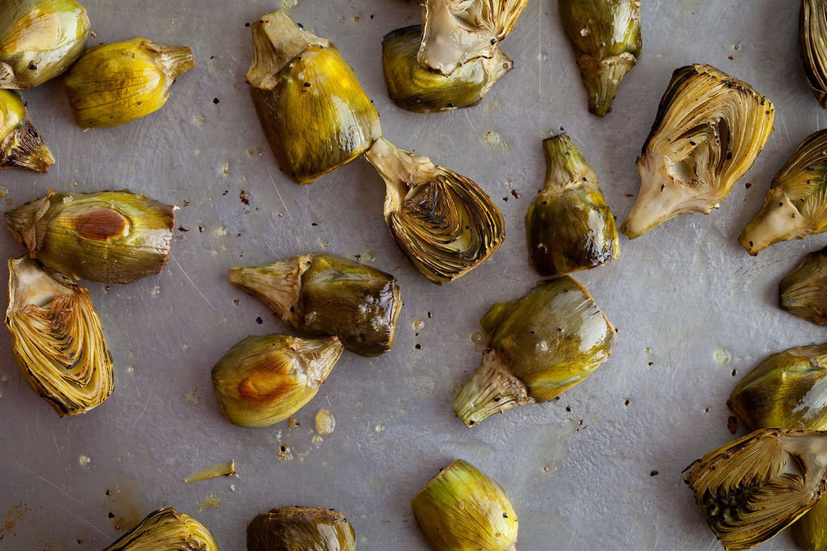 Baby Artichokes Recipes
 Roasted Baby Artichokes Side dish