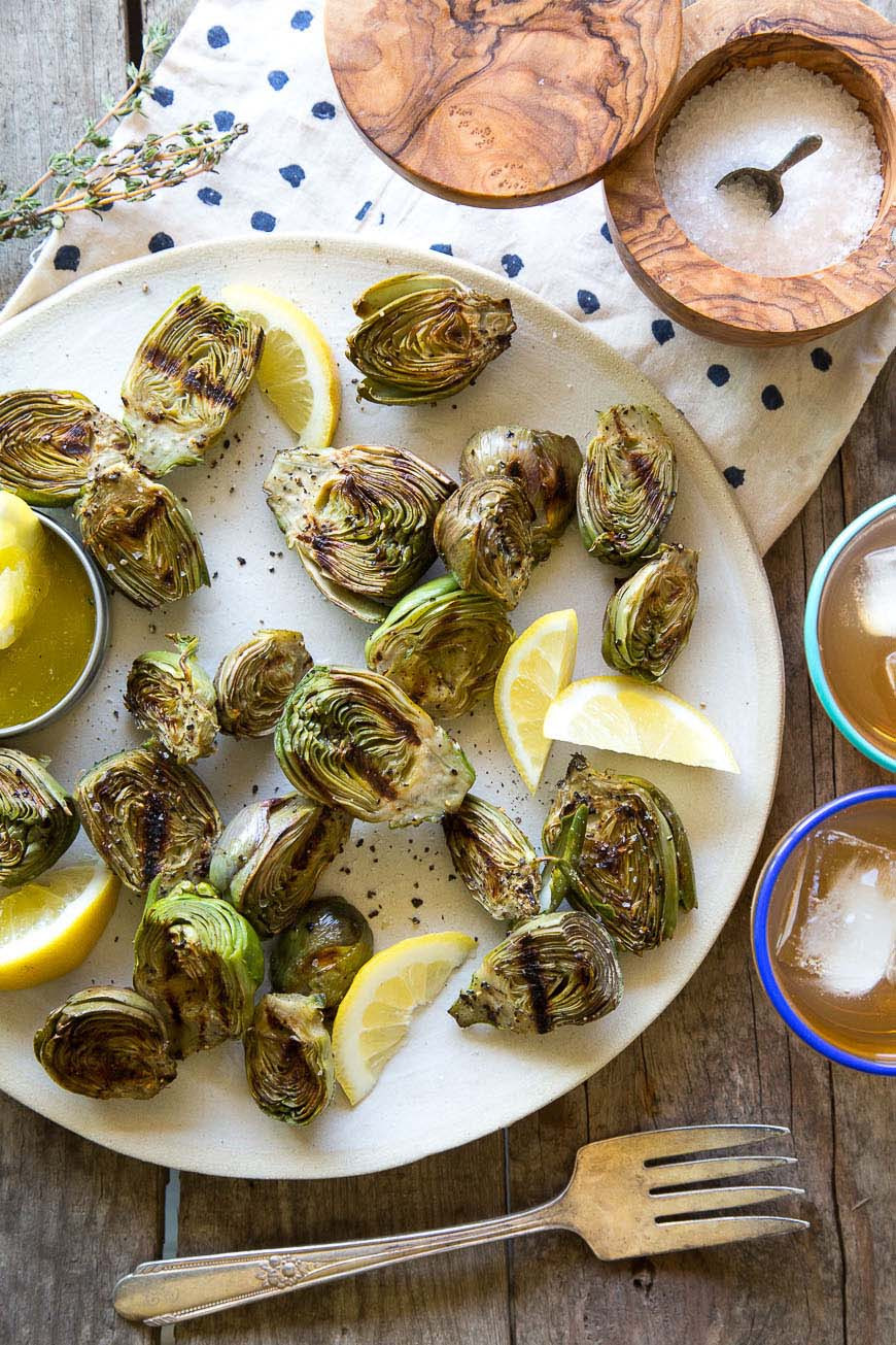 Baby Artichokes Recipes
 Grilled Baby Artichokes What s Gaby Cooking