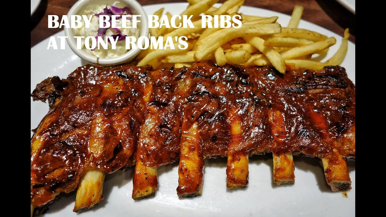 Baby Back Ribs Pork Or Beef
 Baby Beef Back Ribs at Tony Roma s Kuala Lumpur Trip