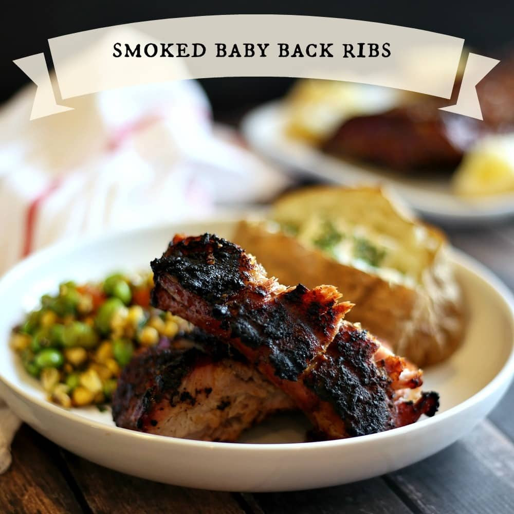 Baby Back Ribs Smoker Recipes
 Smoked Baby Back Ribs with Herb Dry Rub Anti June Cleaver