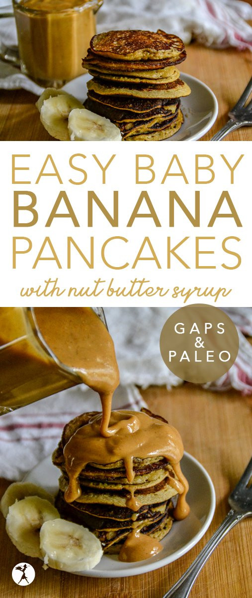 Baby Banana Pancakes
 Easy Baby Banana Pancakes paleo GAPS low carb