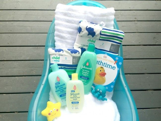Baby Bath Tub Gift Ideas
 How to make a baby bathtub into a baby bundle t