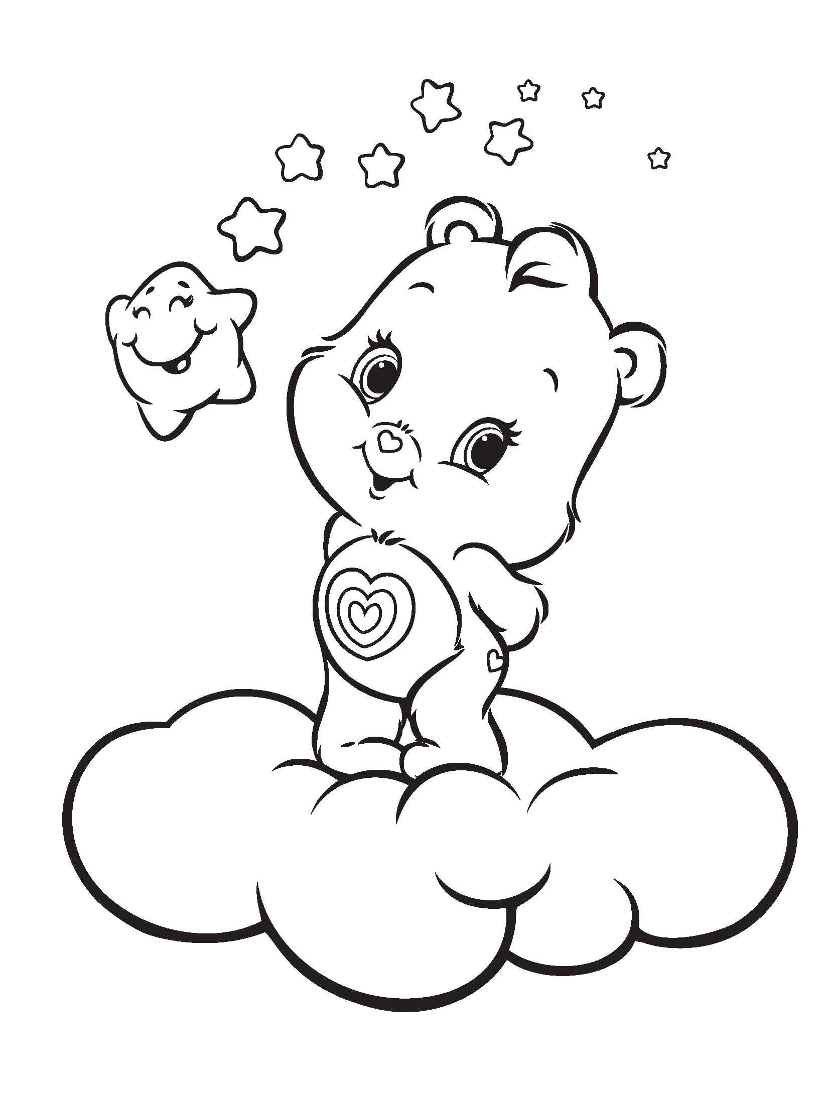 Baby Bear Coloring Pages
 Care Bears Coloring Coloring Pages Kidsuki
