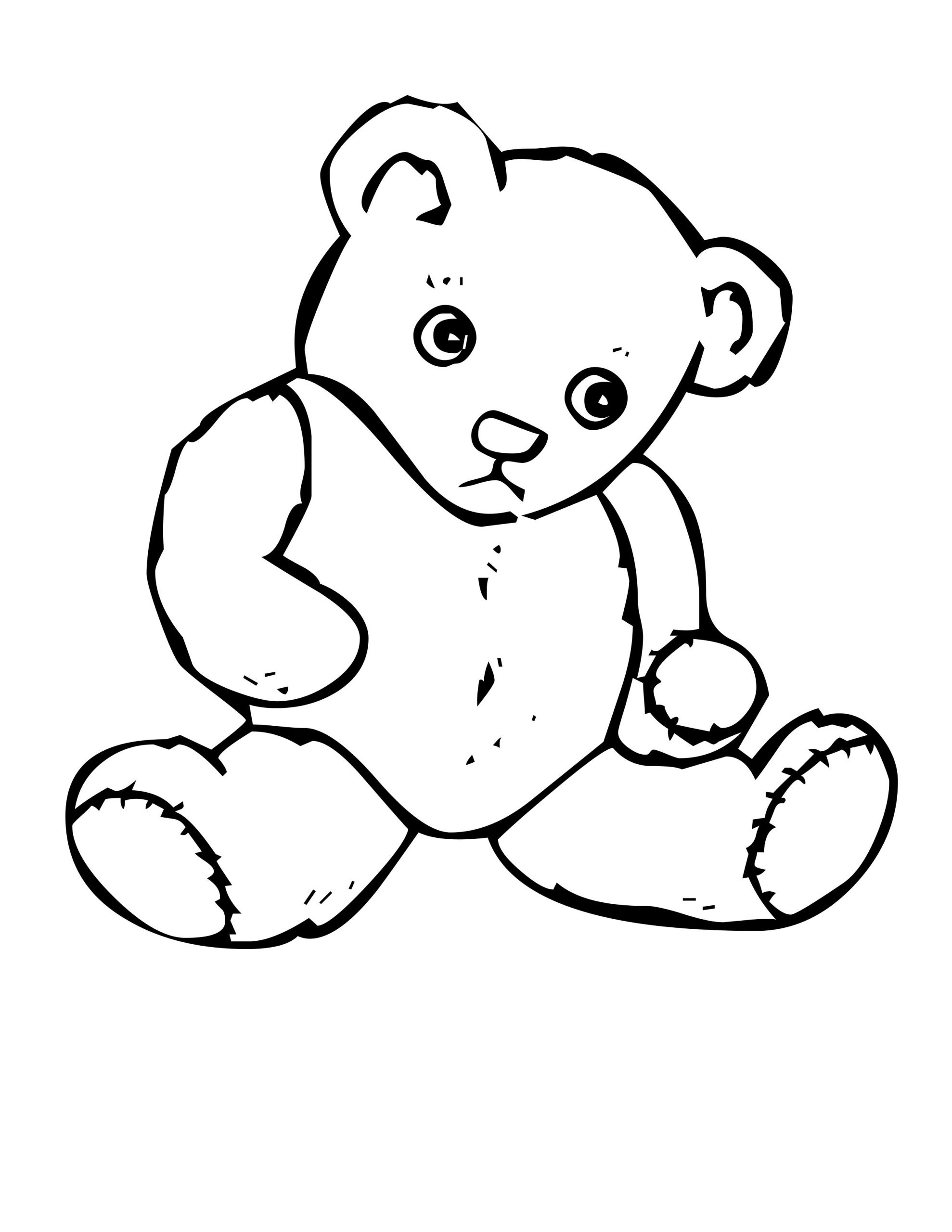 Baby Bear Coloring Pages
 Free Bear Coloring Pages