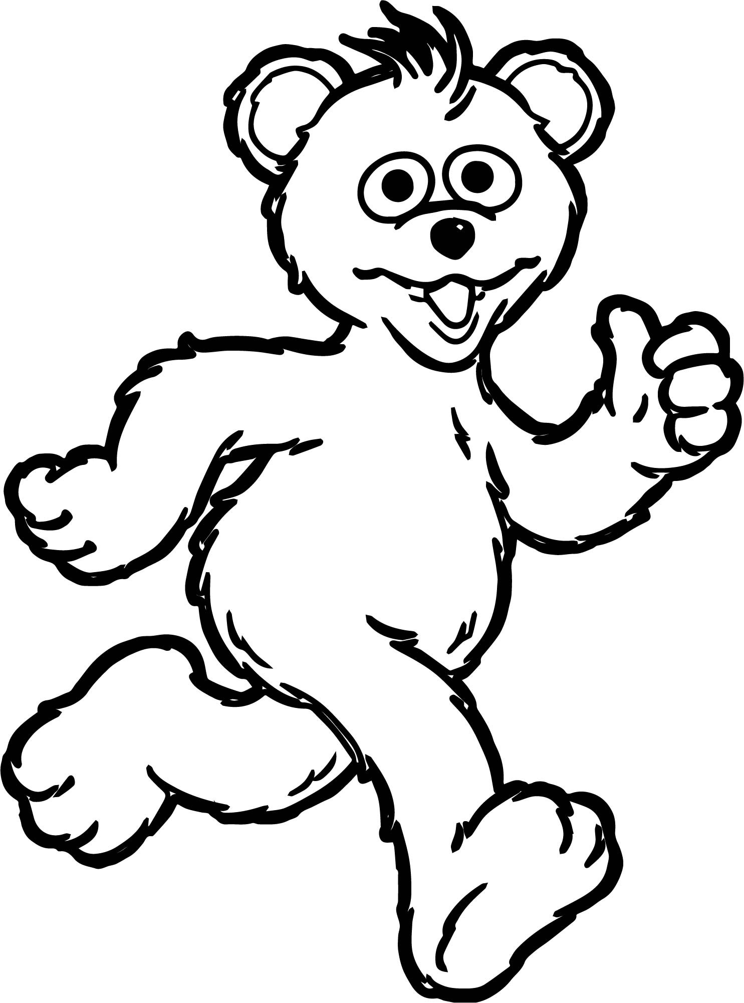 Baby Bear Coloring Pages
 Baby Bear Elmo Coloring Page