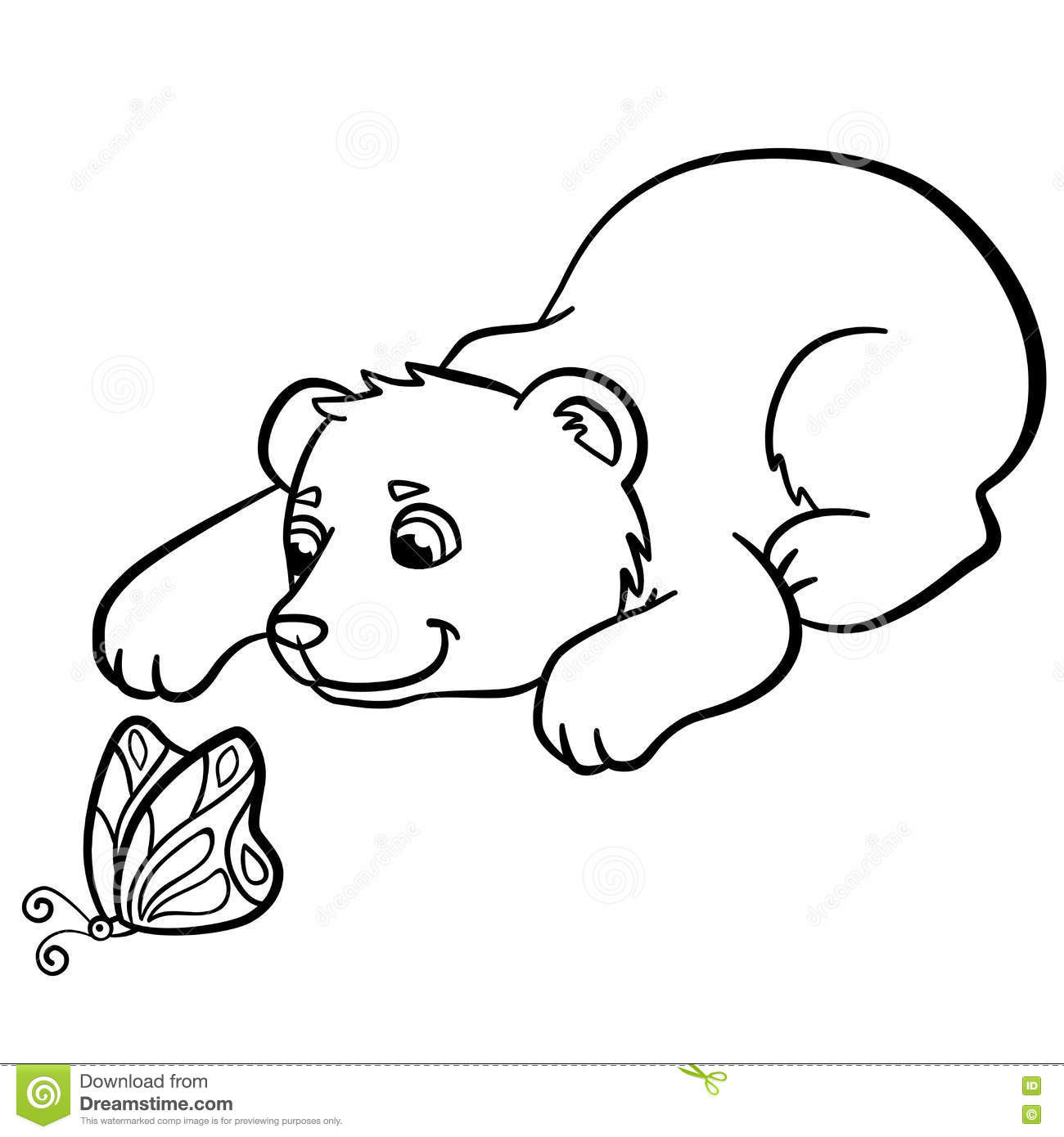 Baby Bear Coloring Pages
 Cute Baby Bear Drawing at GetDrawings