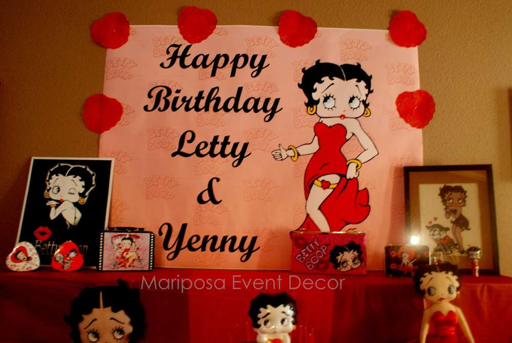 Baby Betty Boop Party Supplies
 Betty Boop Birthday Party Ideas 8 of 8