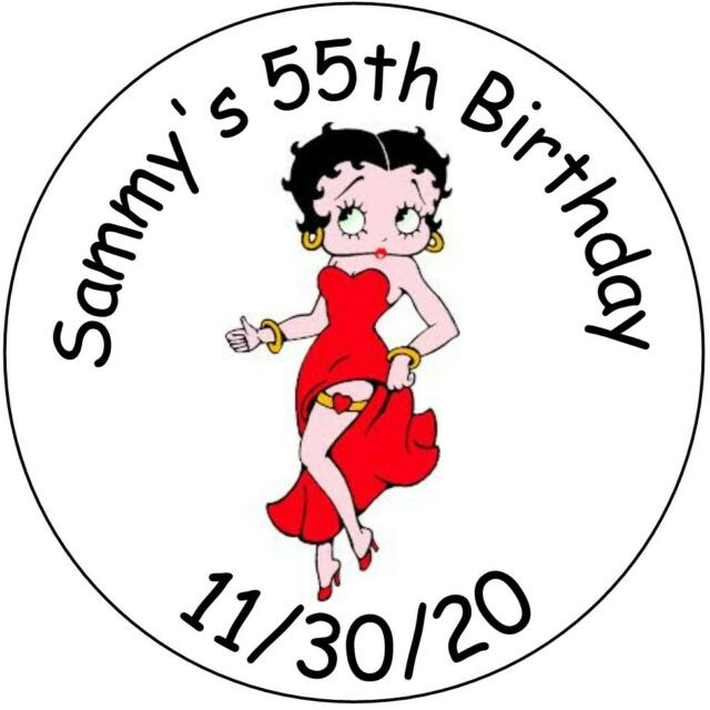 Baby Betty Boop Party Supplies
 108 Betty Boop Kisses labels Party Favors Birthday