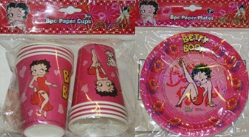 Baby Betty Boop Party Supplies
 Betty Boop Party Supplies 7″ Plates and 9oz Cups 8 Each