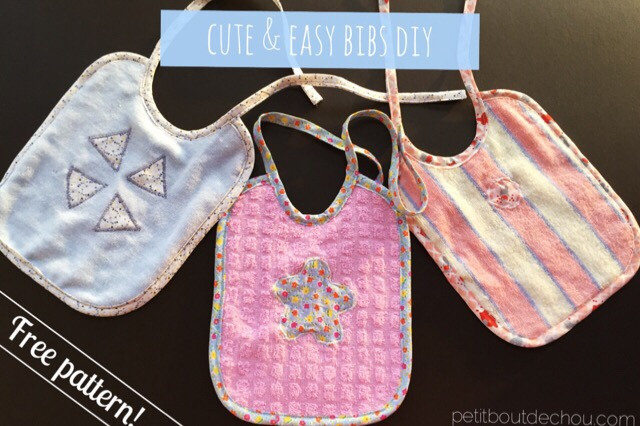 Baby Bib DIY
 DIY Cute and Easy Baby Bib Petit Bout de Chou