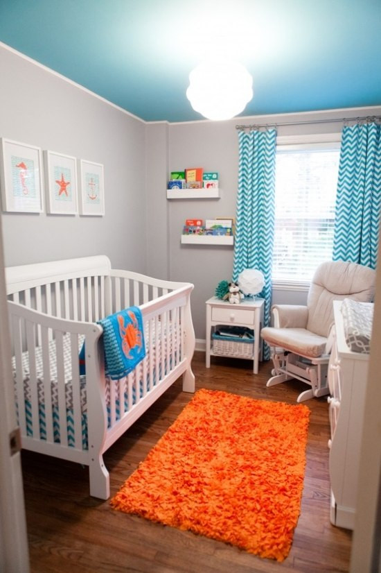 Baby Blue Room Decor
 Baby room furniture practical ideas for a small apartment