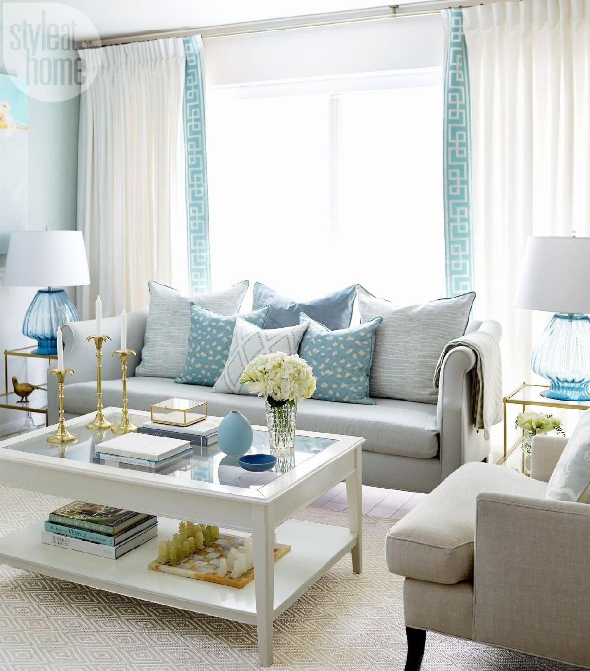 Baby Blue Room Decor
 29 Blue Living Rooms Made For Relaxing