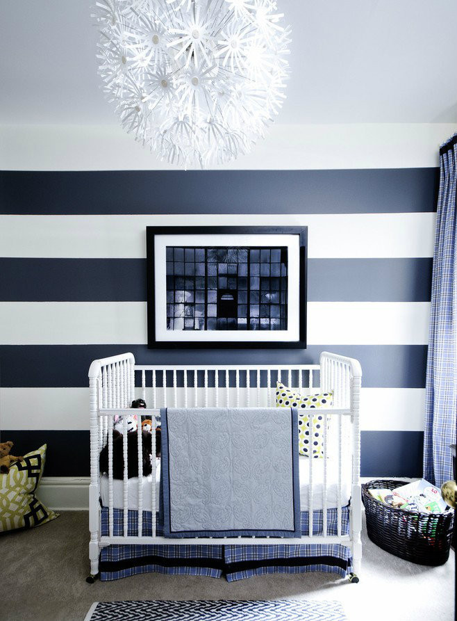 Baby Blue Room Decor
 Idea Decorate with Stripes Inspiration & Ideas