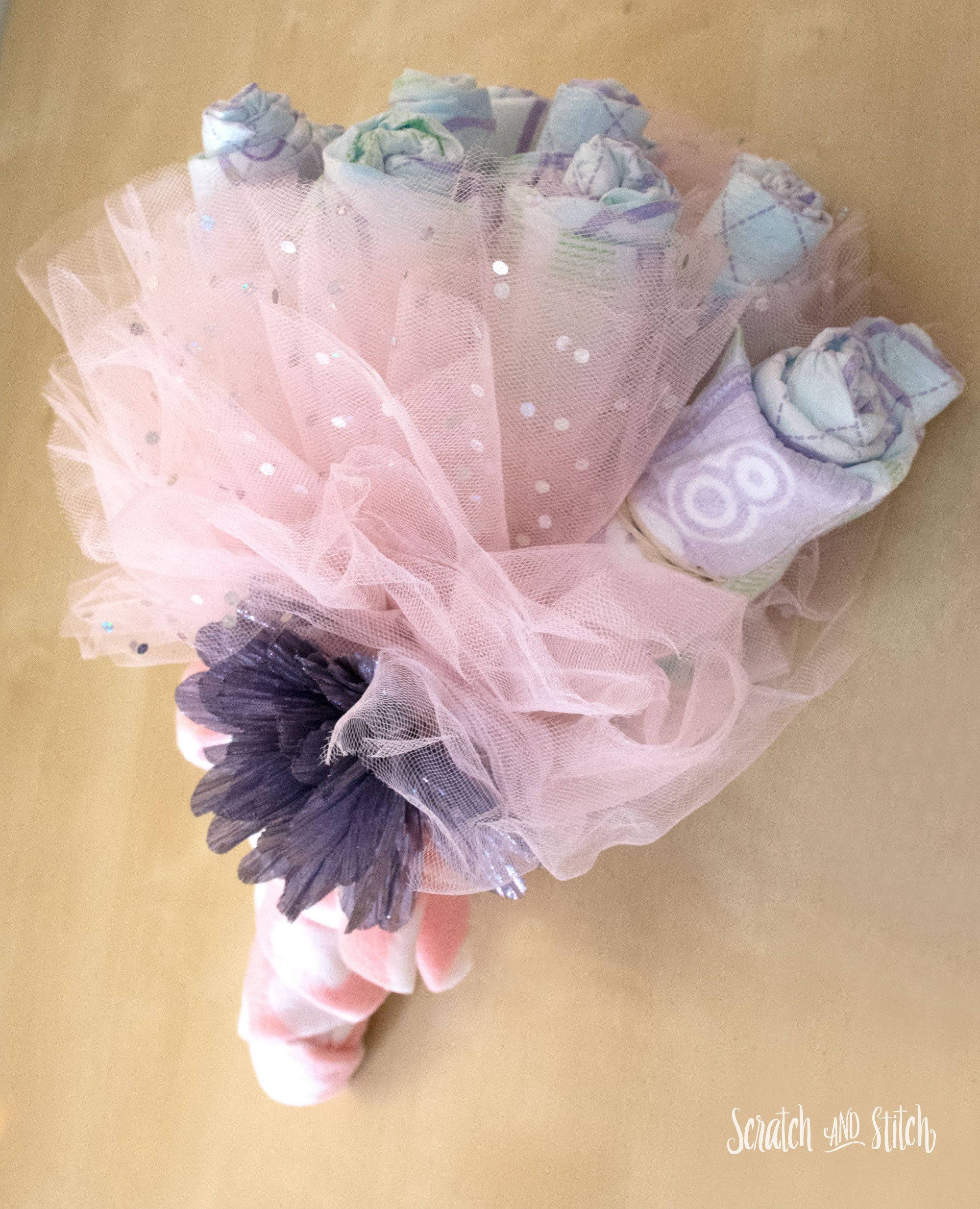 Baby Bouquet DIY
 DIY Diaper Bouquet