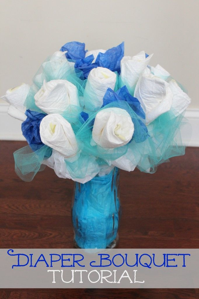 Baby Bouquet DIY
 Diaper Bouquet s and for