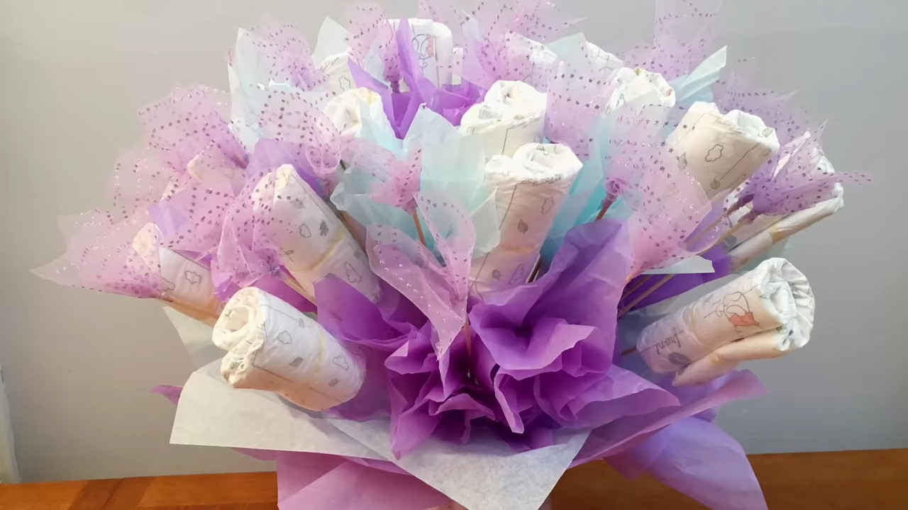 Baby Bouquet DIY
 24 Adorable DIY Baby Shower Gifts & Basket Ideas DIY