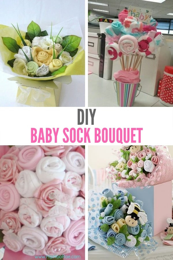 Baby Bouquet DIY
 DIY Baby Sock Bouquets They Are Really Easy So Have a Go