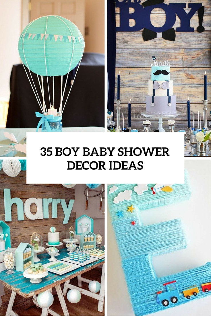 Baby Boy Baby Shower Decor
 35 Boy Baby Shower Decorations That Are Worth Trying