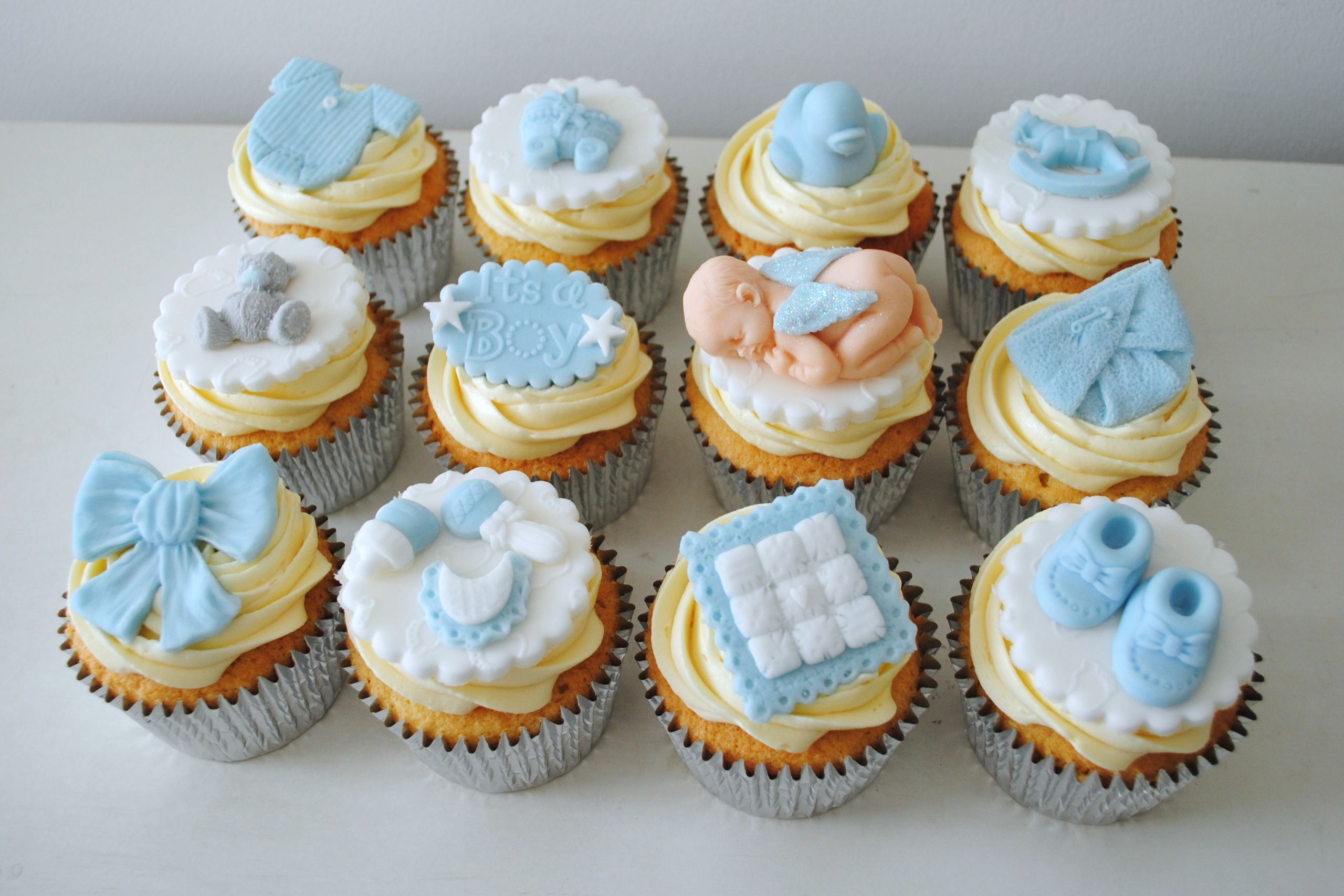 Baby Boy Cupcakes
 Miss Cupcakes Blog Archive Boy Baby Shower cupcakes 12