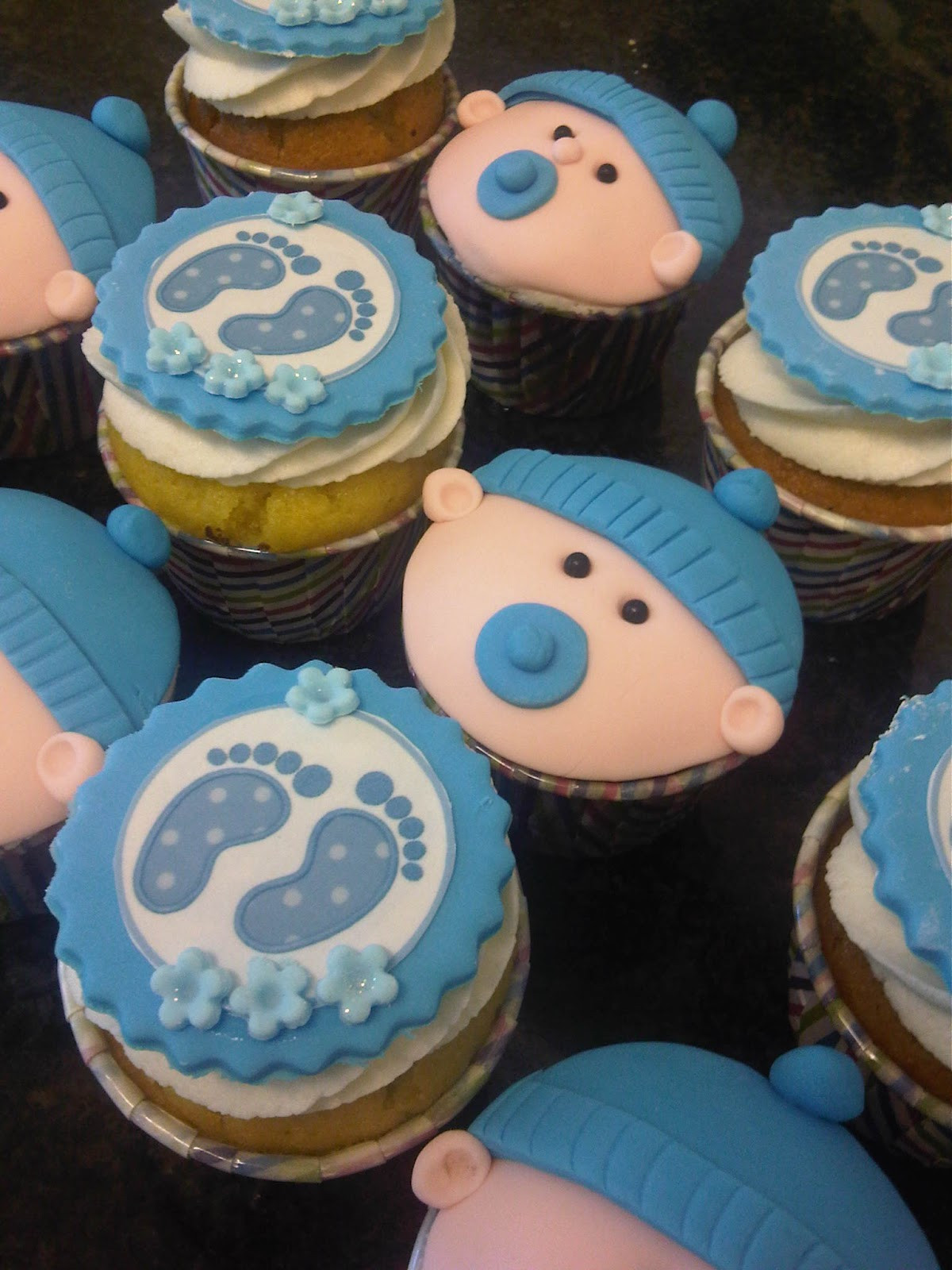 Baby Boy Cupcakes
 Wel e to Just Iced Baby shower cupcakes boy