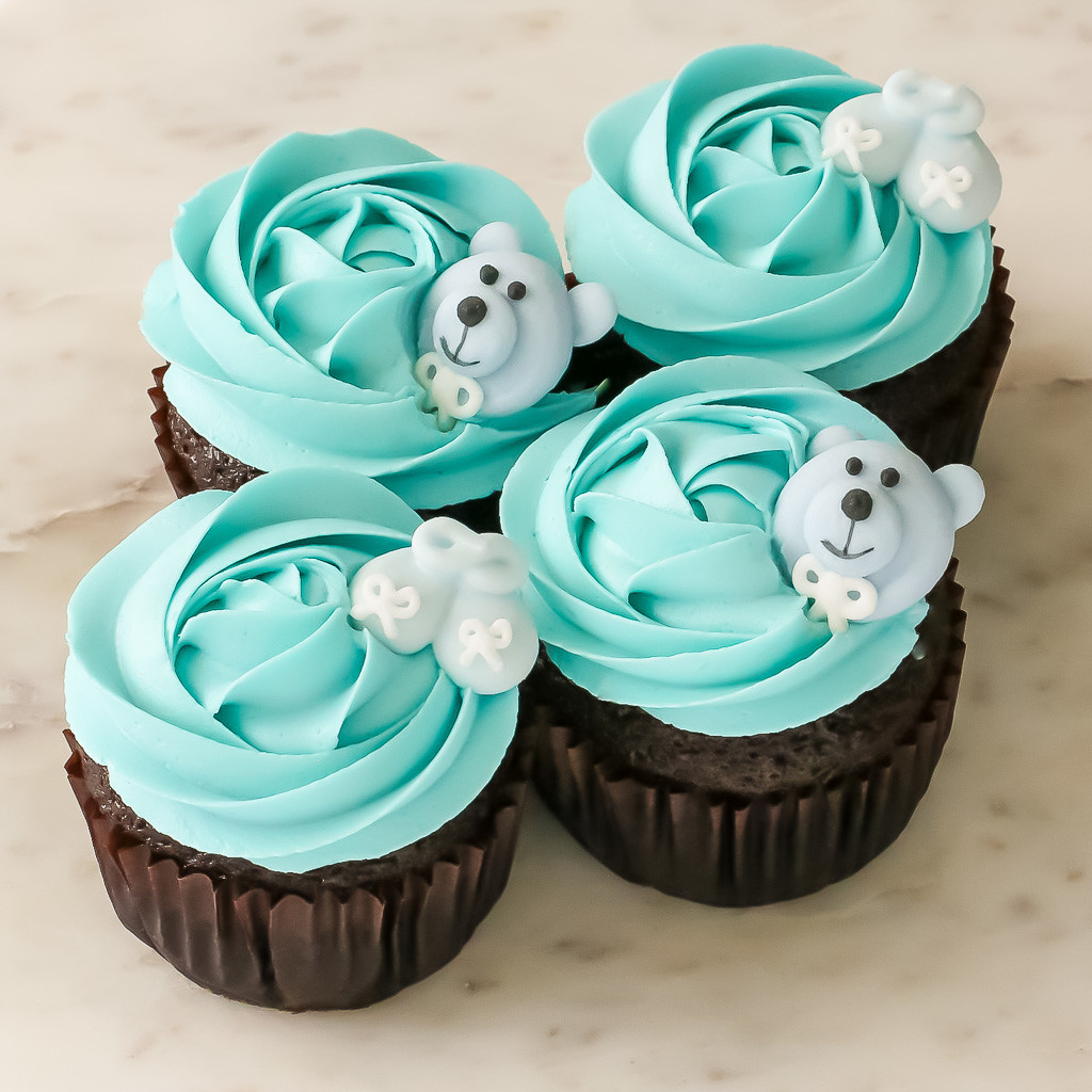 Baby Boy Cupcakes
 Baby Shower Boy 12 Classic Cupcakes