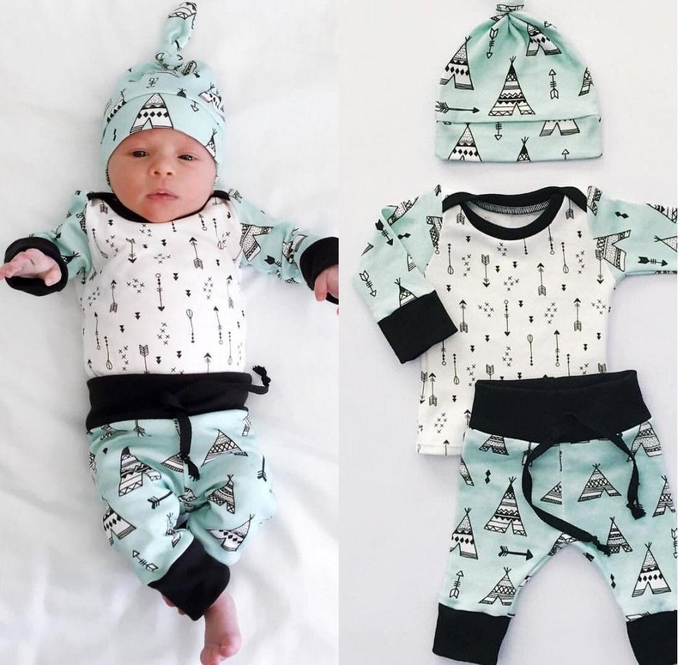 Baby Boy Fashion
 2019 Top Fashion Kids Suit Newborn Baby Boy Girl Long
