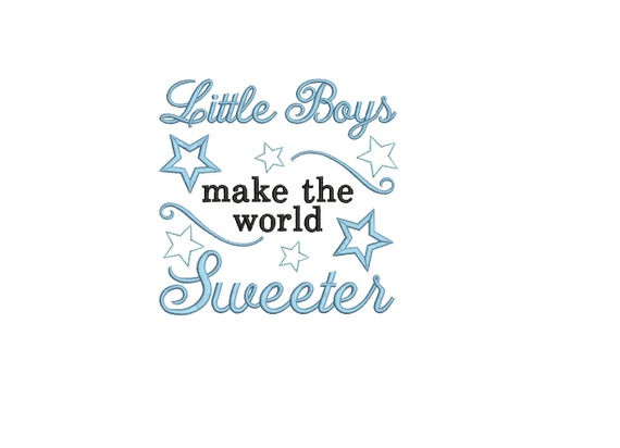 Baby Boy Quote
 baby boy quote embroidery machine design file newborn