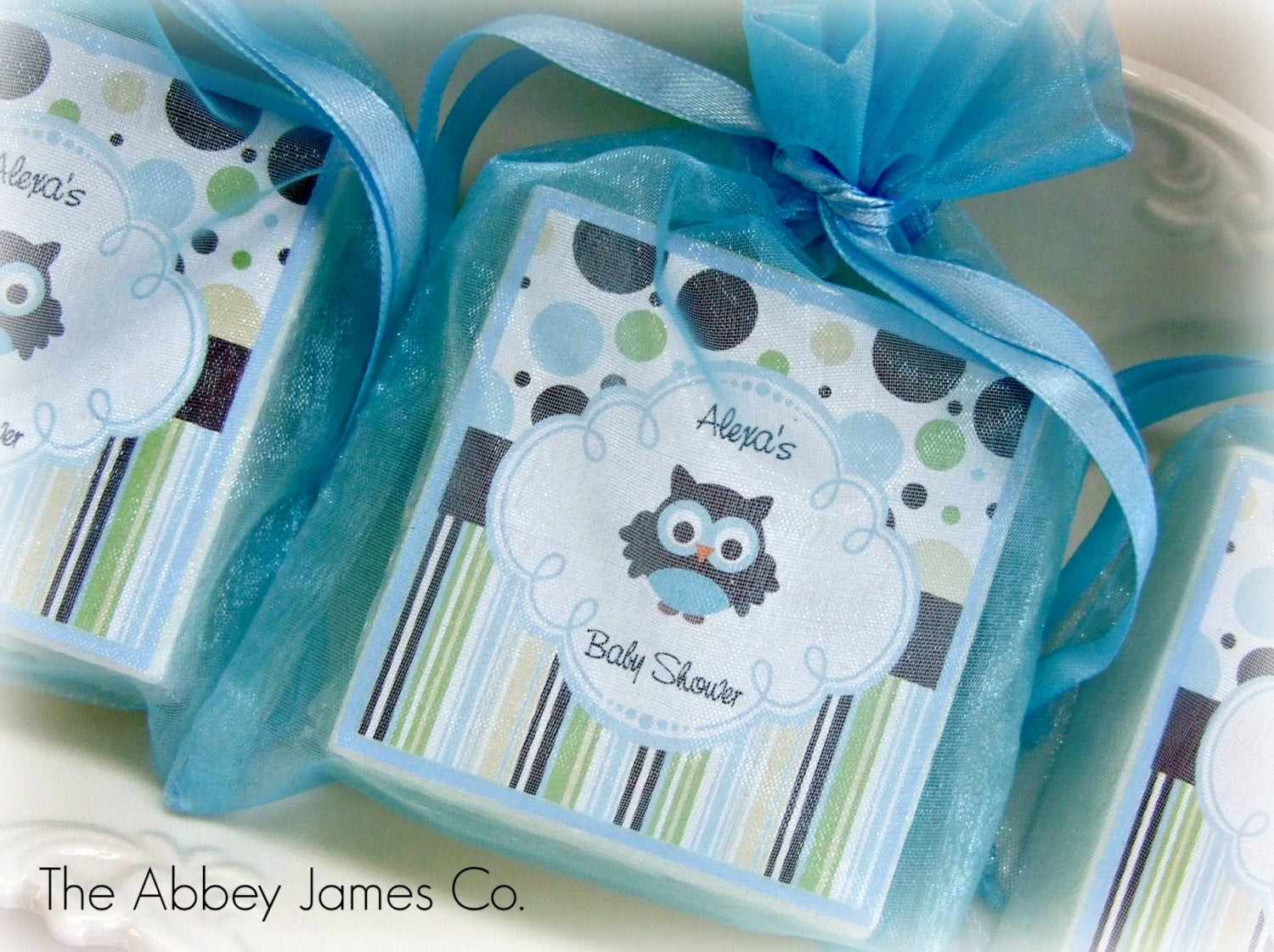 Baby Boy Shower Party Favors
 Baby Boy Shower Favors Owl Favors Party Favors soap favors