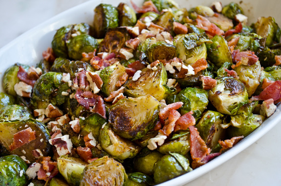 Baby Brussel Sprouts Recipes
 Roasted Brussels Sprouts with Bacon Pecans and Maple