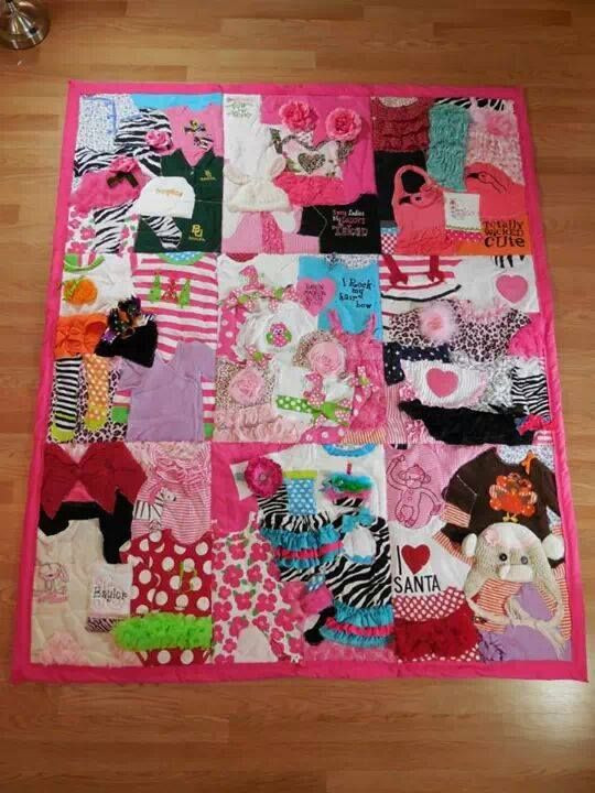 Baby Clothes Quilt DIY
 Memory Quilt Ideas Instructions DIY Video Tutorial