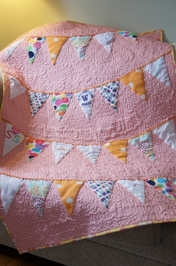 Baby Clothes Quilt DIY
 Items similar to Baby Clothes Quilt Made to Order