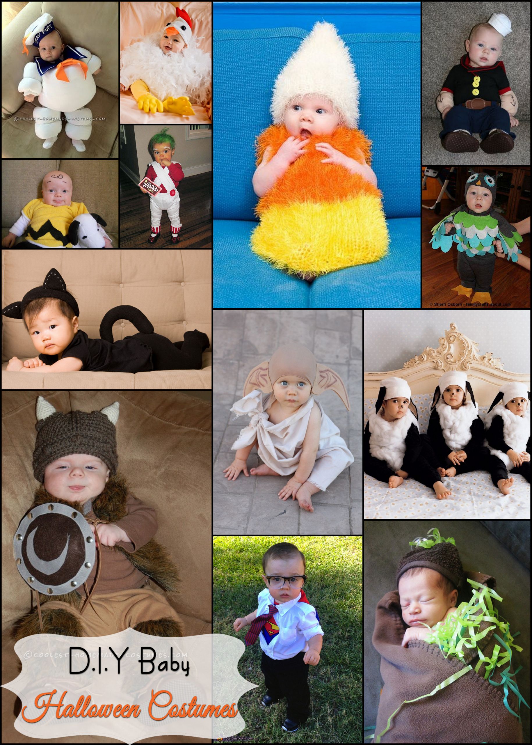 Baby Costume DIY
 D I Y Baby Halloween Costumes