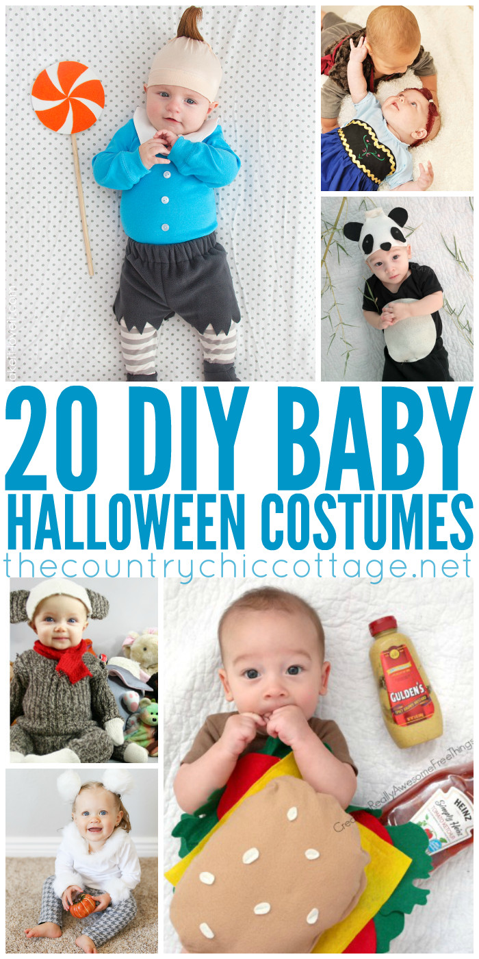 Baby Costume DIY
 DIY Halloween Costumes for Baby The Country Chic Cottage