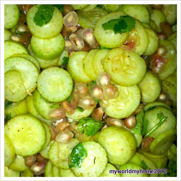 Baby Cucumber Recipes
 All about my world Baby Cucumber & Pomegranate Salad
