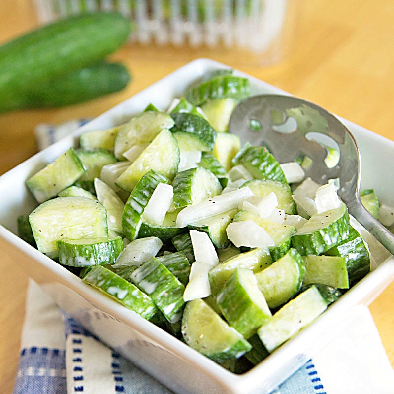 Baby Cucumber Recipes
 Low Carb Cucumber Salad Recipe