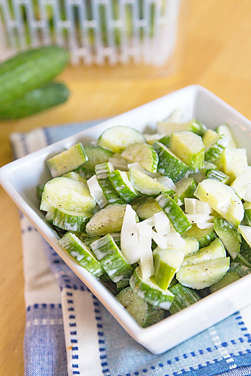 Baby Cucumber Recipes
 Low Carb Cucumber Salad Recipe