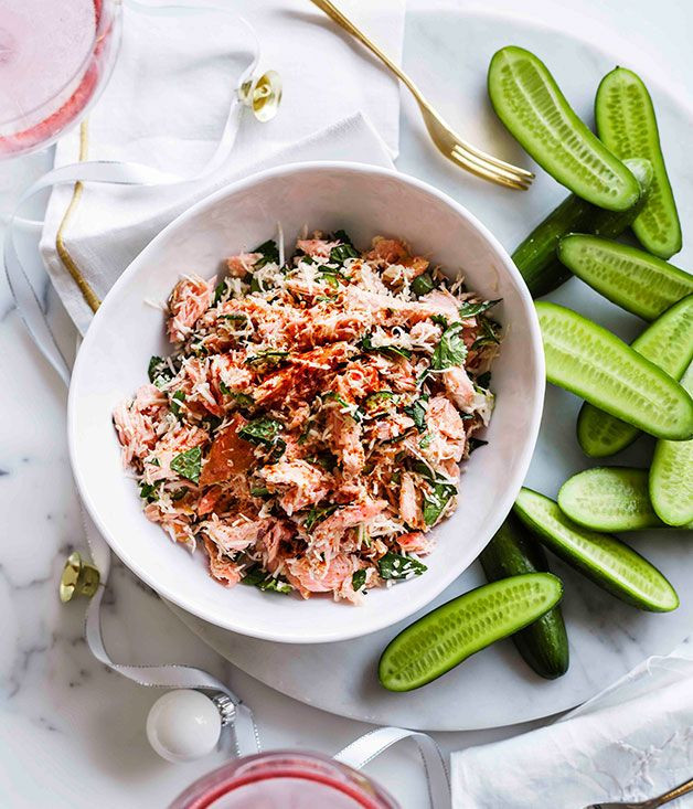 Baby Cucumber Recipes
 Smoked trout and coconut sambal with baby cucumbers