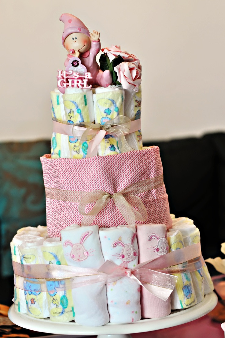 Baby Diaper Cake Diy
 diaper cake DIY Baby cakes