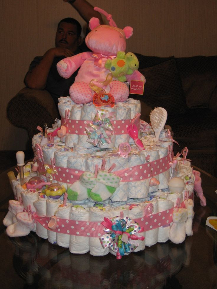 Baby Diaper Cake Diy
 52 best images about Diaper cakes on Pinterest