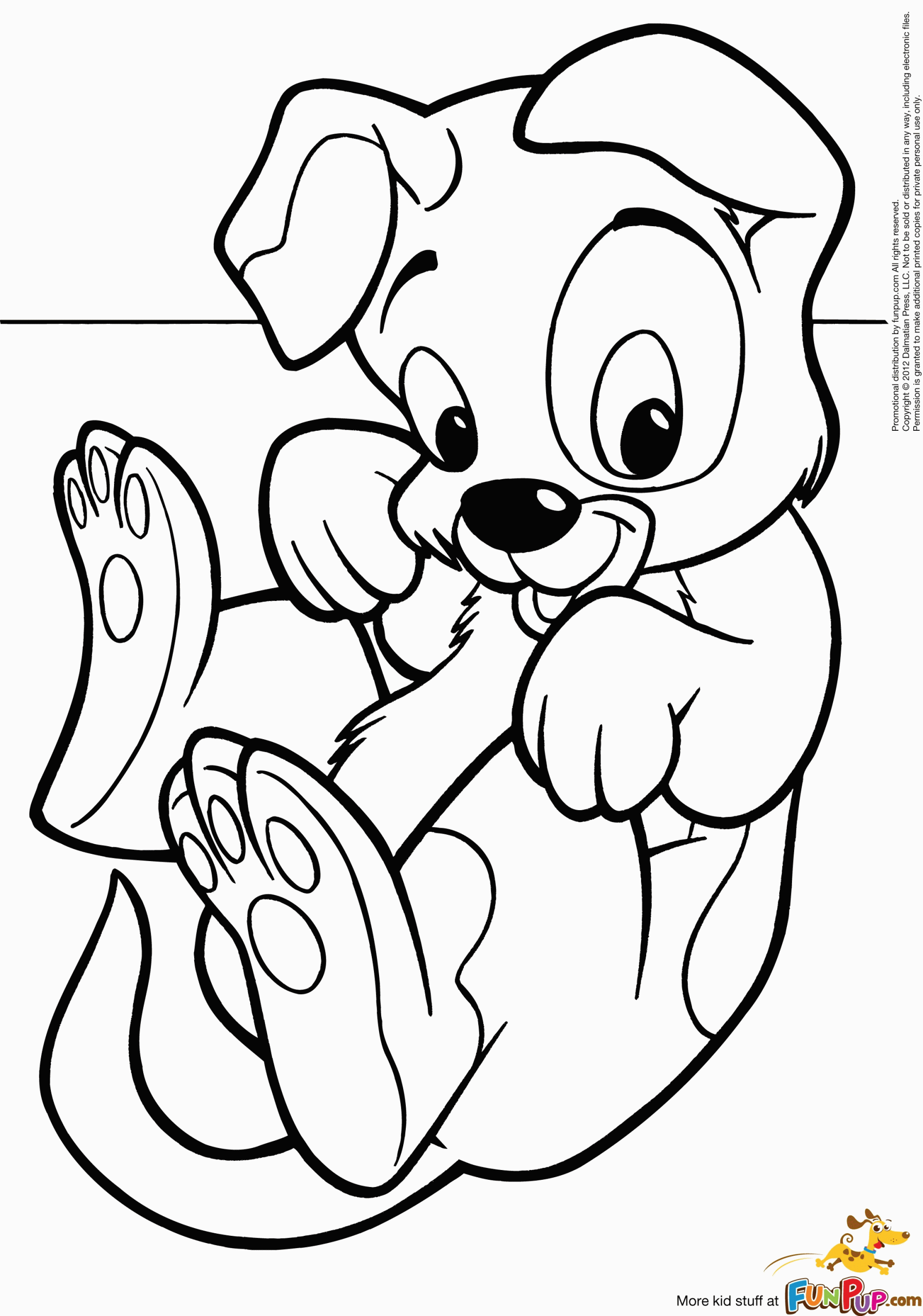 Baby Dog Coloring Pages
 Kitten And Puppy Coloring Pages To Print Coloring Home