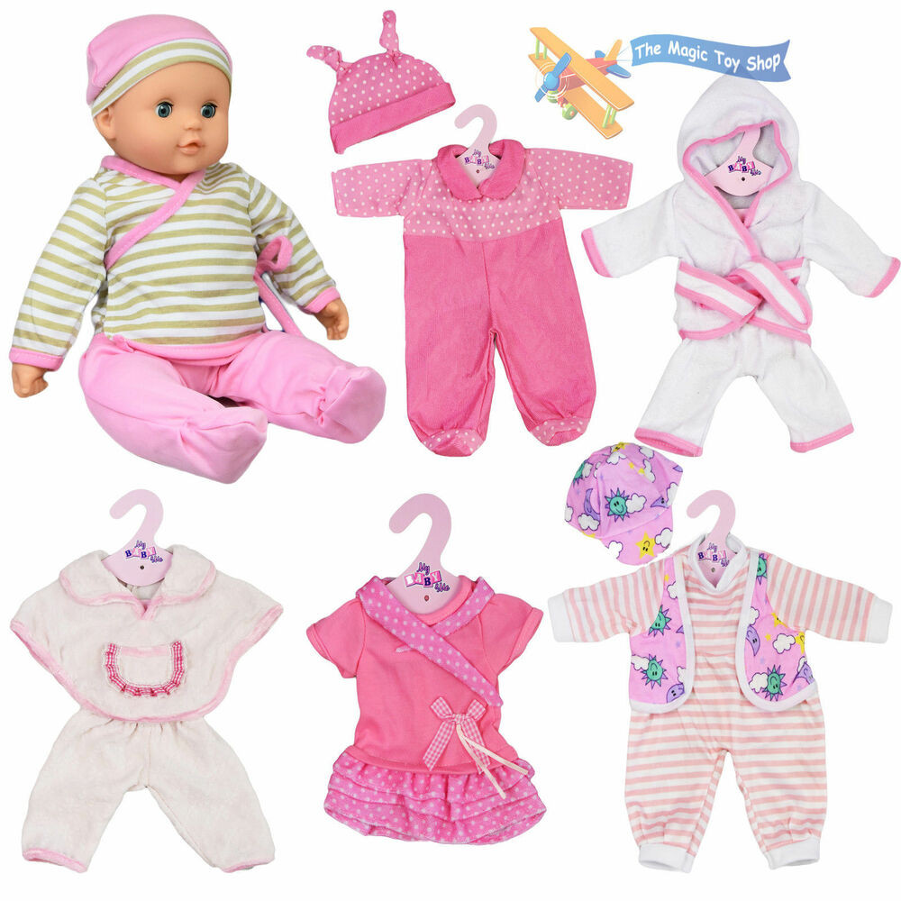 Baby Doll Fashion
 12 16" New Born Baby Doll Outfits Baby Dolls Clothes