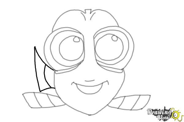 Baby Dory Coloring Pages
 How to Draw Baby Dory From Finding Dory