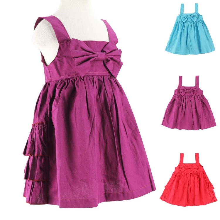 Baby Dress Design
 Girls dresses new fashion 2016 summer baby dress Bow