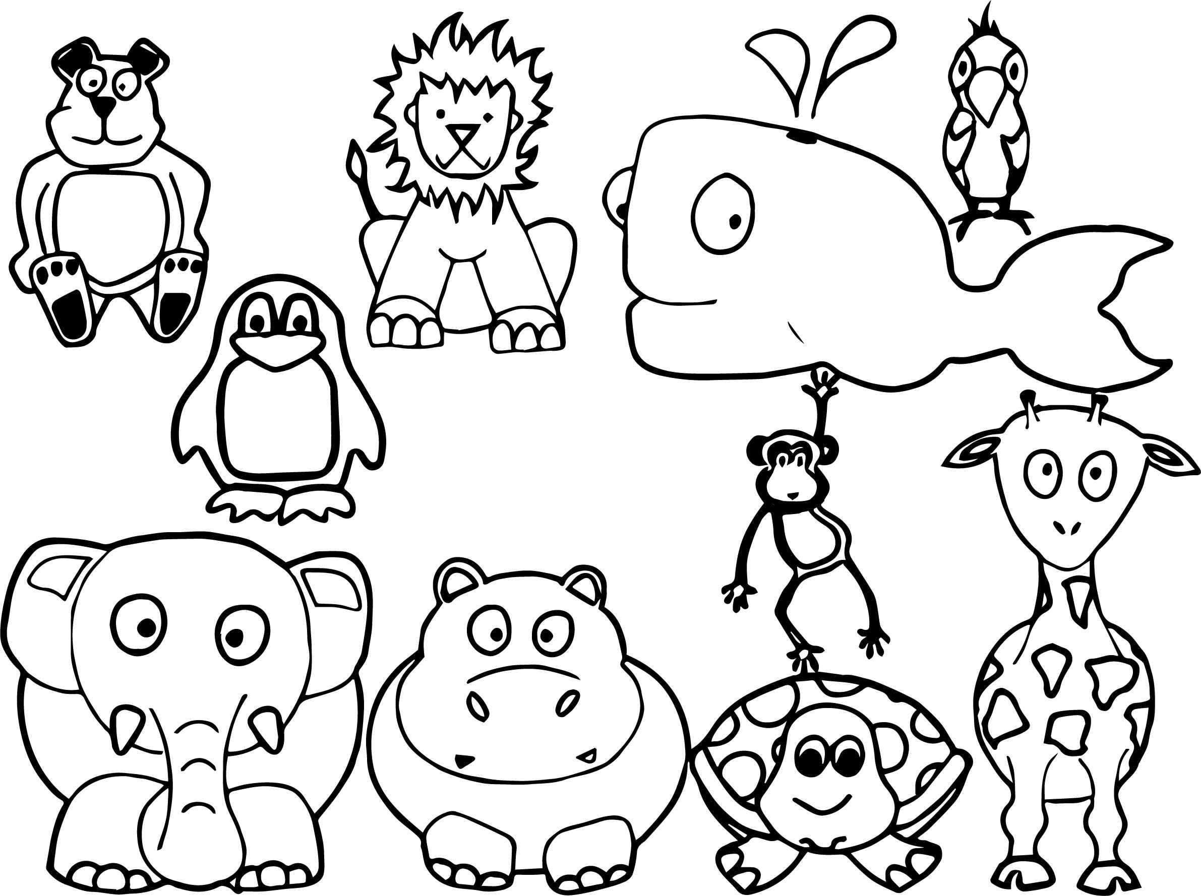 Baby Farm Animal Coloring Pages
 All Baby Farm Animal Coloring Page