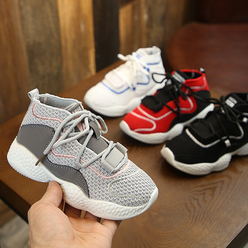 Baby Fashion Shoes
 Breathable kids fashion sneakers baby boy shoes white