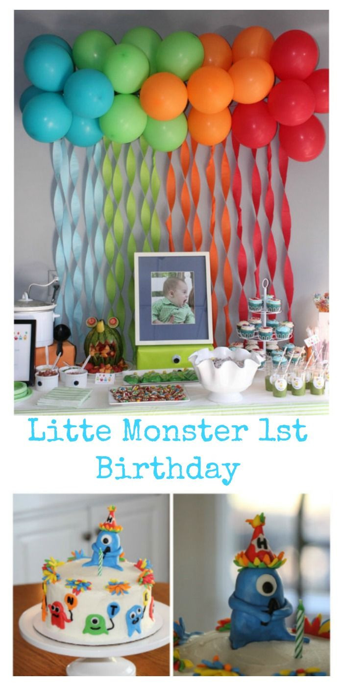 Baby First Birthday Decoration Ideas
 Hunter s first birthday couldn t have gone any better The
