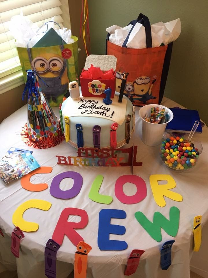 Baby First Tv Party Decorations
 Liam s Color Crew Birthday