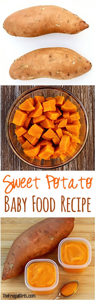 Baby Food Sweet Potatoes Recipe
 Homemade Baby Food Sweet Potato Recipe Easy First Food