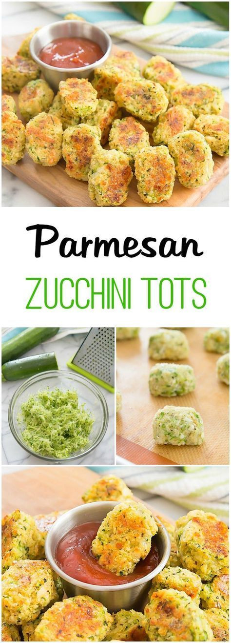 Baby Food Zucchini Recipes
 Parmesan Zucchini Tots Recipe